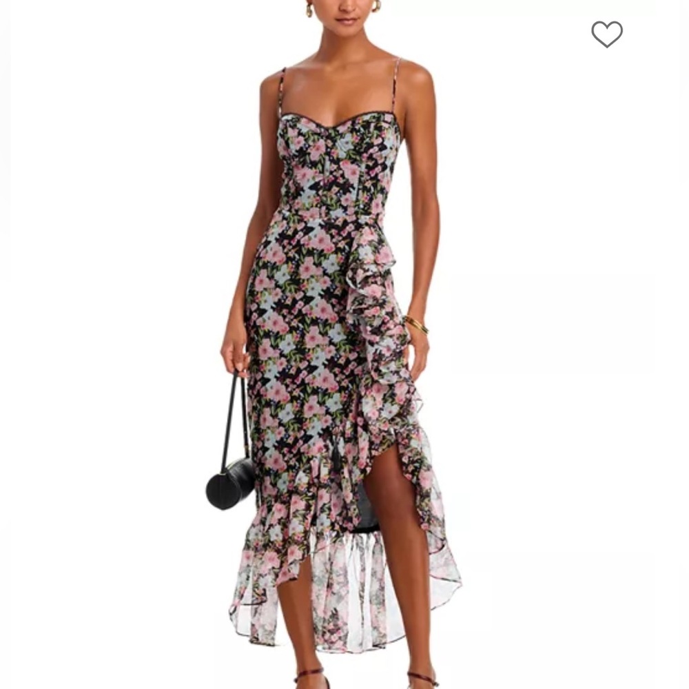 ASTR the Label Brisbane Floral High Low Dress Sleeveless